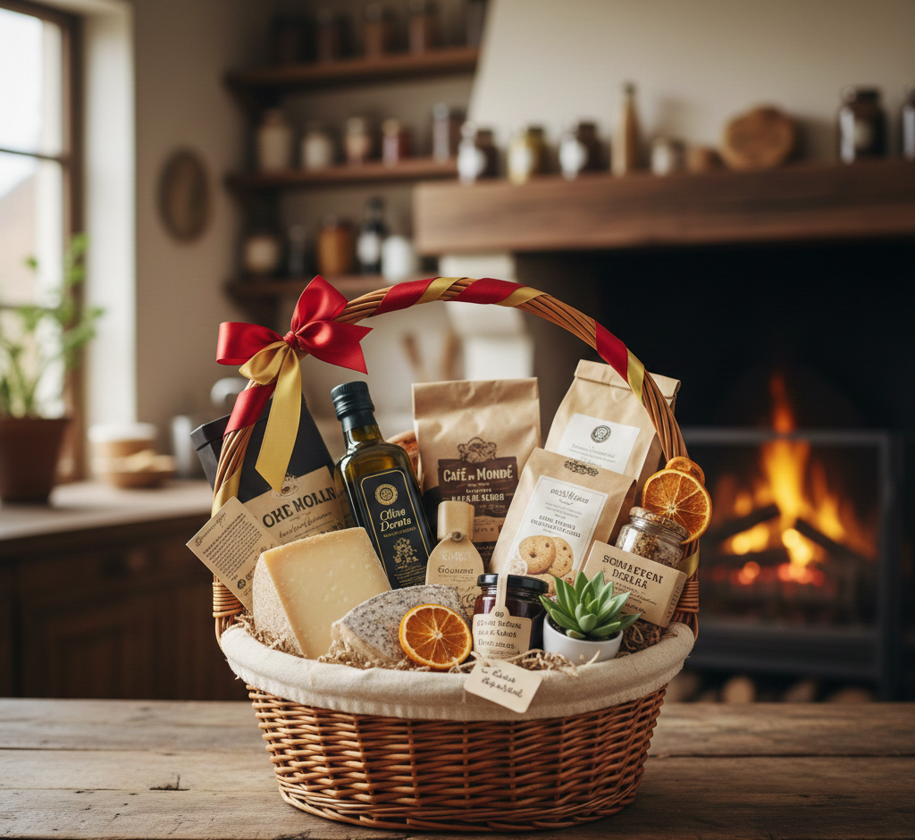 Cadeaumand met producten